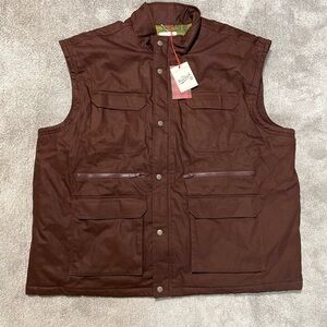 NEW Woolrich x Target Mens Lined Vest 2XLT Brown Official Collab 2025 NWT